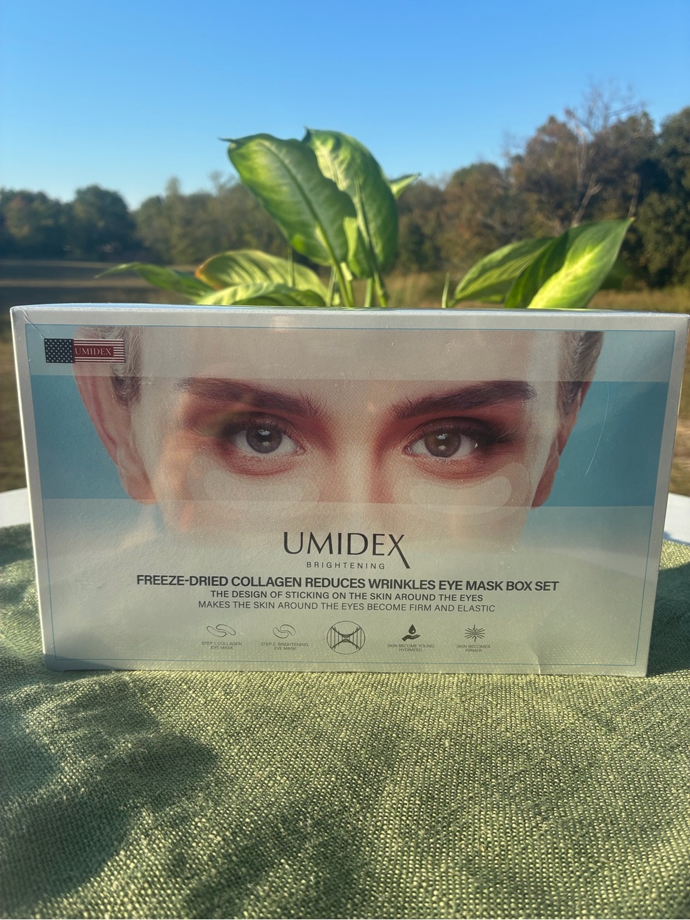 UMIDEX Freeze-Dried Collagen Brightening Under Eye Masks 5 Pairs